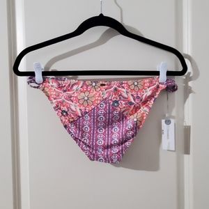 NWT O'Neill Floral Low Rise Cheeky Swimsuit Bottoms